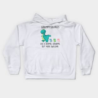 Grammysaurus Like A Normal Grandma But More Awesome Mother's Day Shirt Kids Hoodie